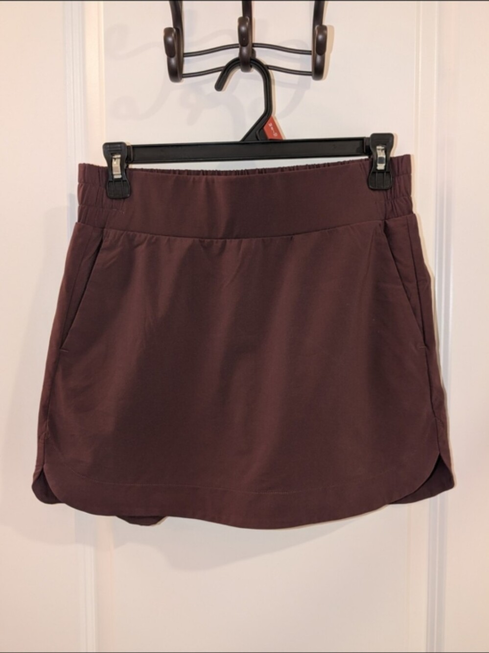 CRZ YOGA Brown High Waisted Dolphin Golf Skort